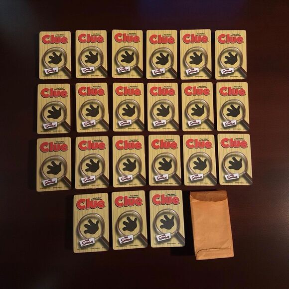 Simpsons Clue Board Game 2000 Parker Bros Colorful Character Tokens COMPLETE - Picture 3 of 9